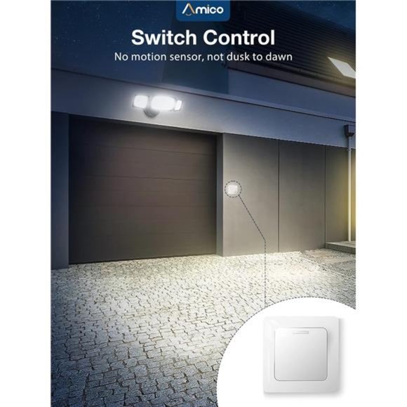 LED Flood Lights Outdoor 3500LM Security Light, 30W Bright Outdoor Flood Light - Picture 3 of 5